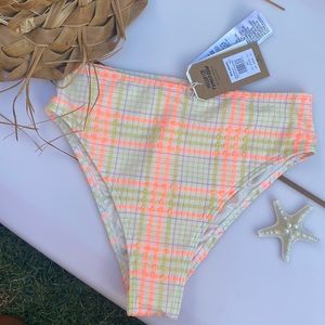 Billabong Pretty in Plaid swim bottom